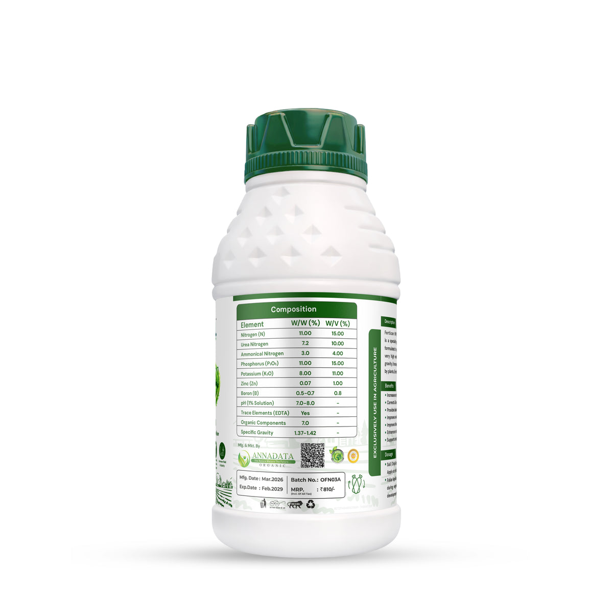 Annadata ORISIL Ferticon NPK Liquid NPK 11:11:08