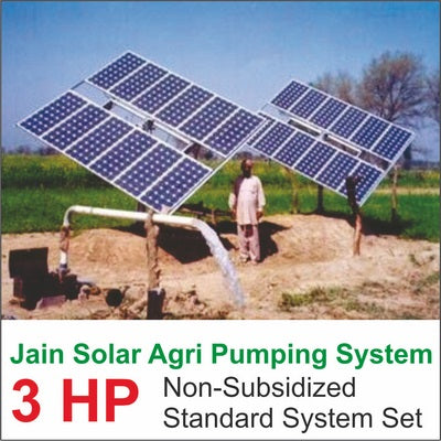 Jain Solar Agri Pumping 3 Hp 3000 Wp 50 Mtr Fix Stand Regular