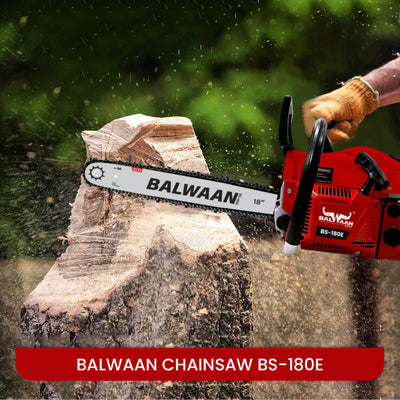 Balwaan Petrol Chainsaw BS-180E Eco 58cc 18 Inches