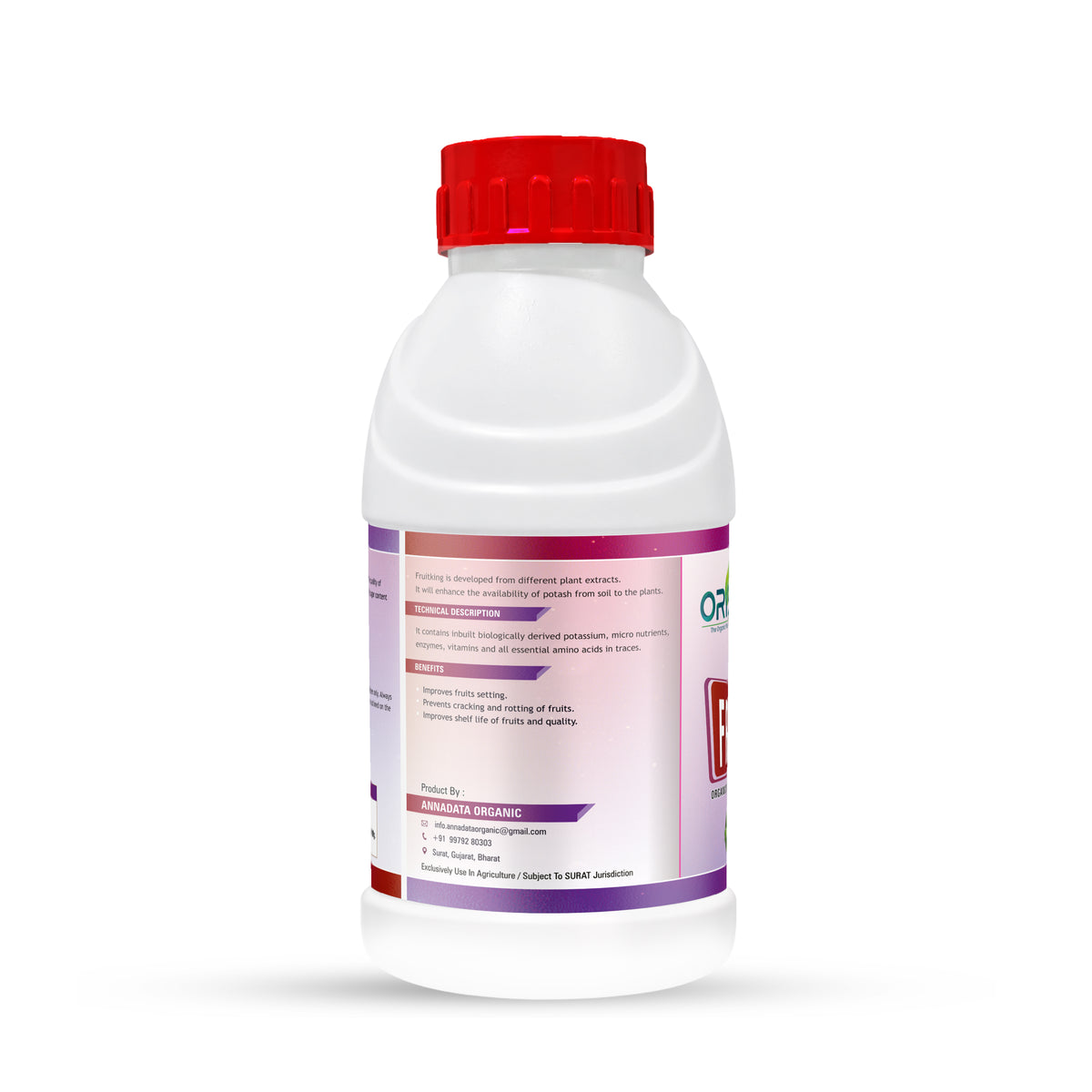 Annadata ORISIL Fruit King - Fruit Size Enhancer | Organic Potash Liquid