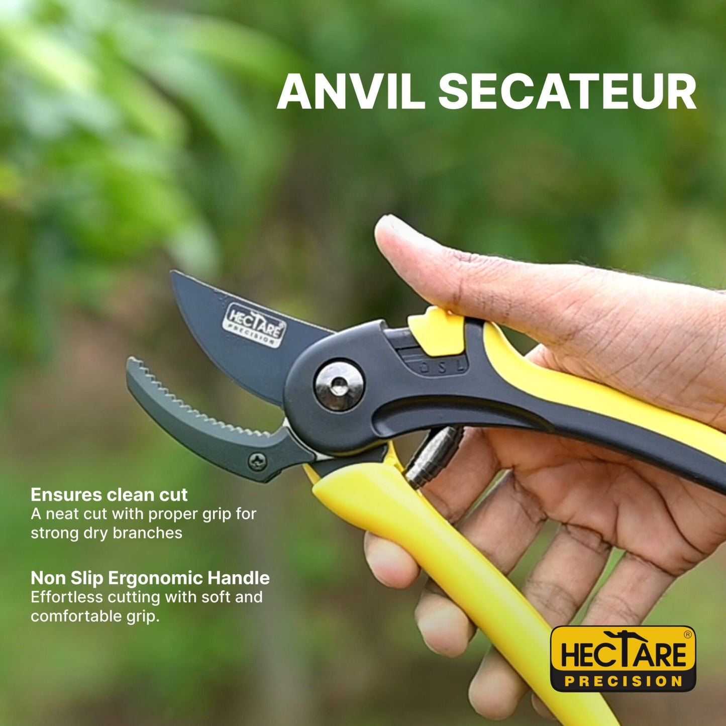 Hectare Large Anvil Secateur Branch Cutter (Taiwan Made)