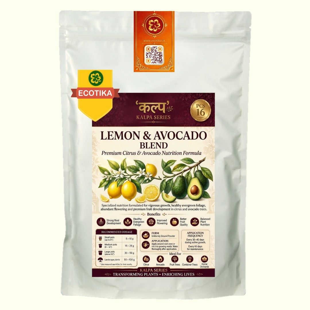 Ecotika Lemon and Avocado Plant Food for Healthy Growth