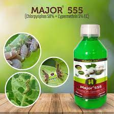 Chlorpyrifos 50% + Cypermethrin 5% EC (Major 555)