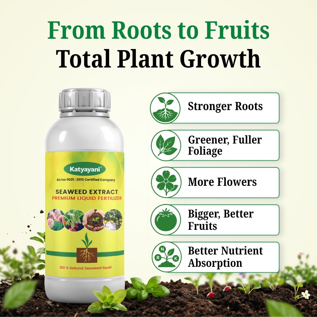 Katyayani Seaweed Extract Liquid Organic Fertilizer