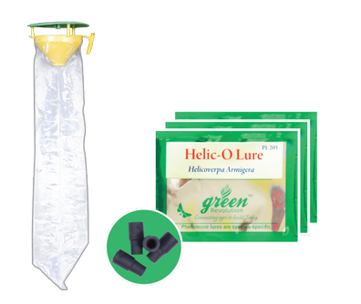 Green Revolution Combo Pack of Funnel Pheromone Trap + Helic - o Pheromone Lure