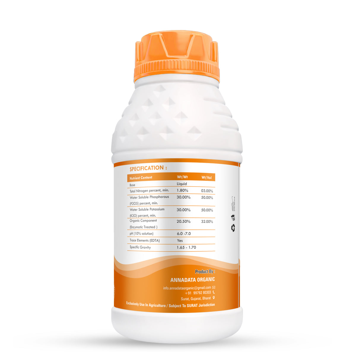 Annadata ORISIL Ferticon Liquid NPK 03:50:50