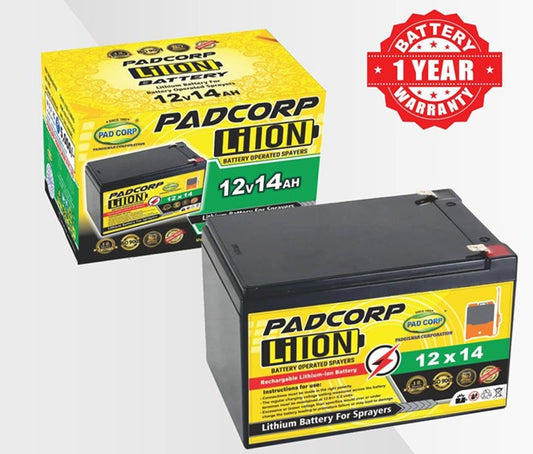 PAD Corp 12V 14Ah Lithium Battery for Sprayer