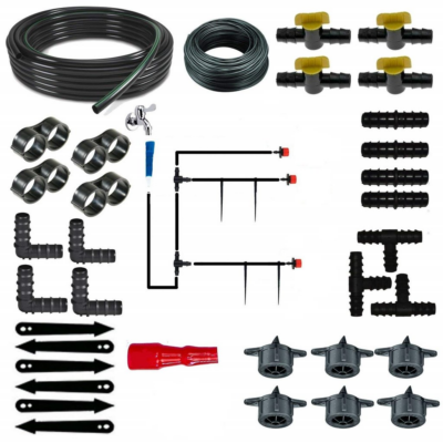 Mipatex Drip Irrigation Garden Watering Kit (60 Plants)