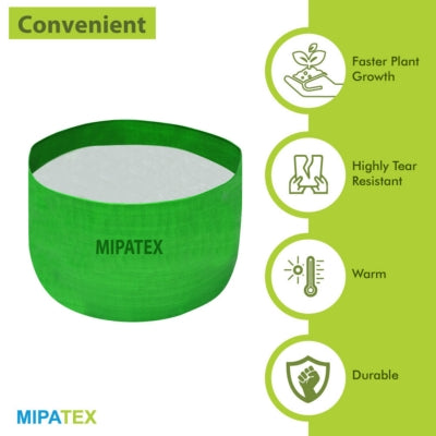 Mipatex Woven Fabric Grow Bags 24 Inch Diameter (Pack of 2)