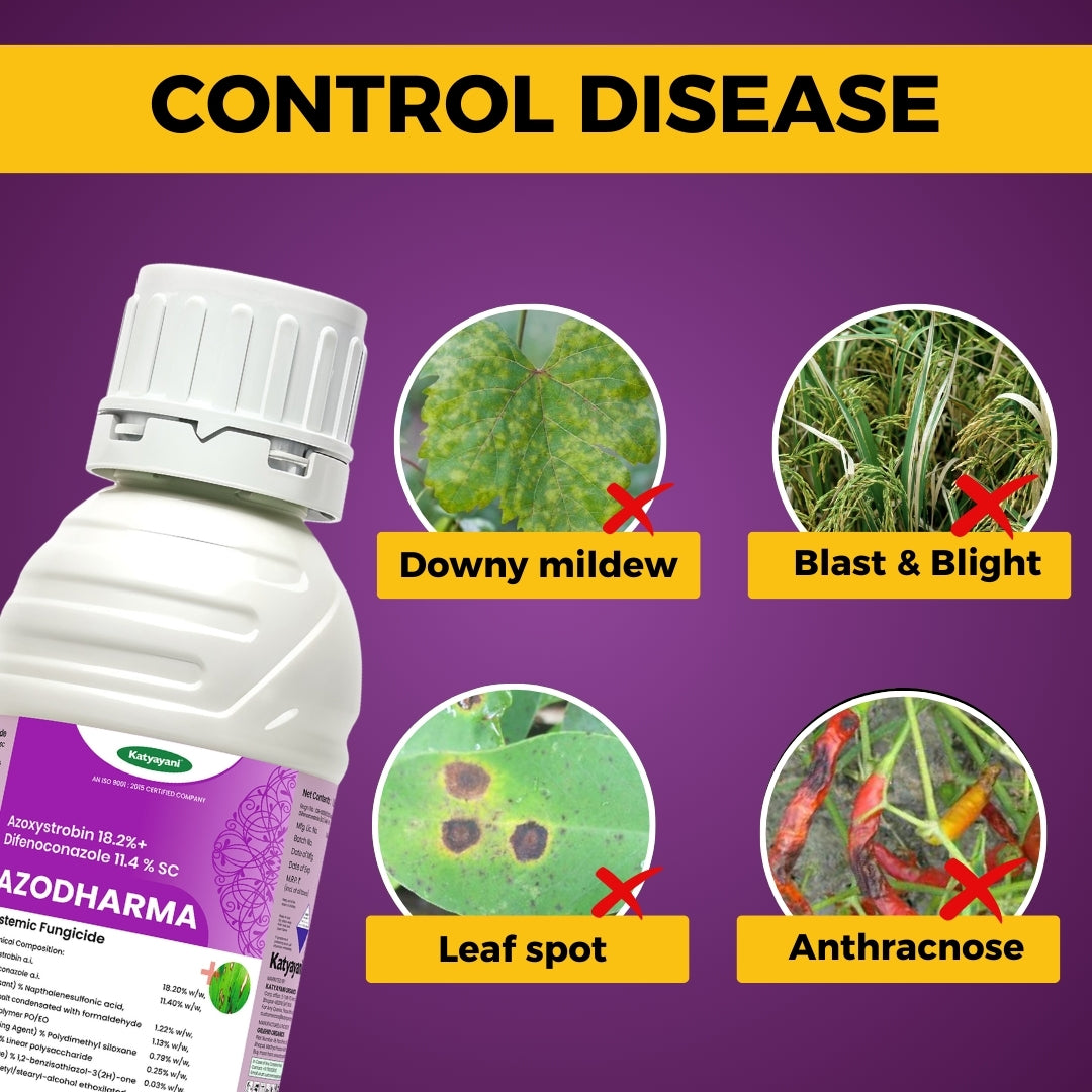 Katyayani Azodharma - Azoxystrobin 18.2%+ Difenoconazole 11.4 % SC