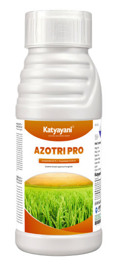 Katyayani Azotri Pro - Azoxystrobin 16.7 % + Tricyclazole 33.3% SC | Fungicide