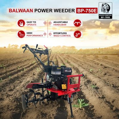 Balwaan Power Weeder Black Cheetah (E-Start + Shocker) (Petrol) BP-750E