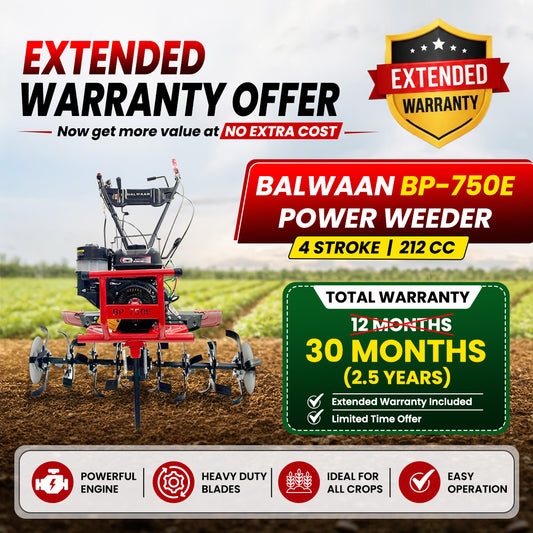 Balwaan Power Weeder Black Cheetah (E-Start + Shocker) (Petrol) BP-750E