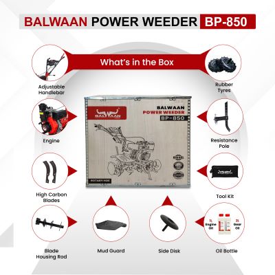 Balwaan Diesel Power Weeder BP-850