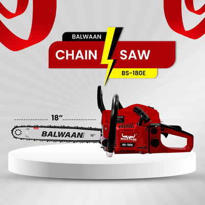 Balwaan Petrol Chainsaw BS-180E Eco 58cc 18 Inches