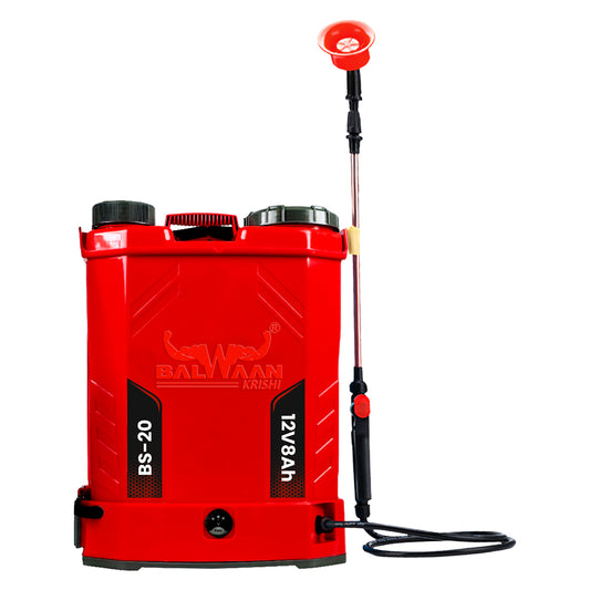Balwaan Krishi Battery Sprayer (12x8) BS-20  | High Pressure up to 15 feet Spray