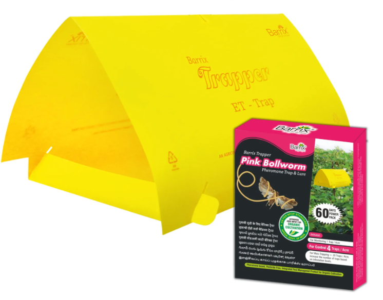 Barrix Trapper Pink Bollworm Pheromone Lure & Trap