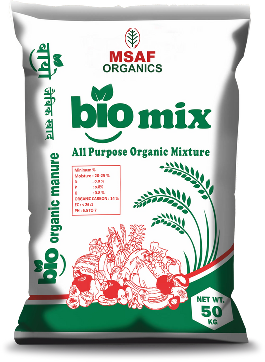 MSAF Bio Mix - All Purpose Organic Mixture 50 Kg (Only for Madhya Pradesh State Only)