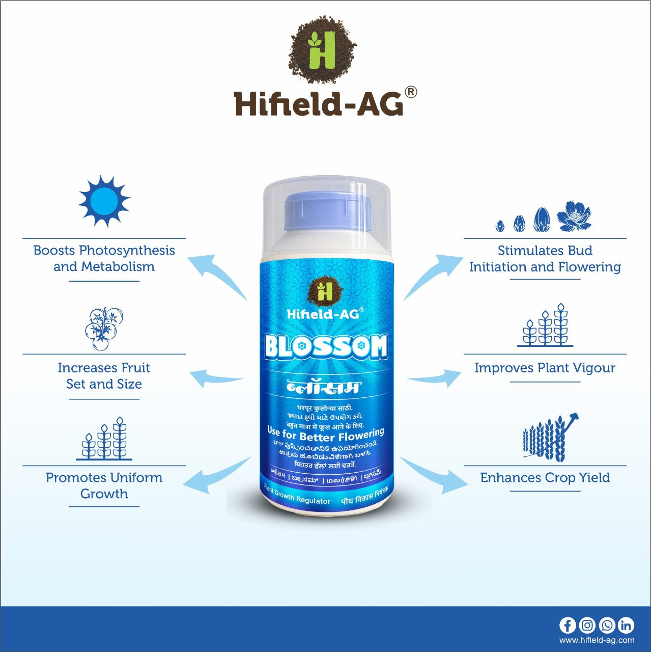 Blossom - Nitrobenbenzene 20% EW | For better flowering | Reduces flower drop