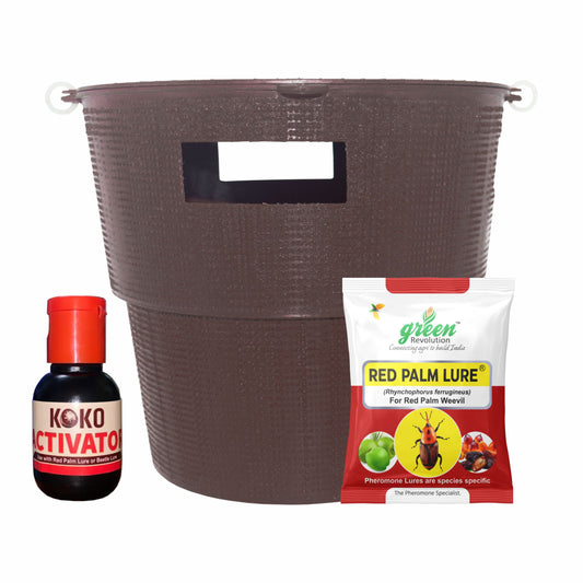 Green Revolution Bucket Trap With Red Palm Weevil Lure