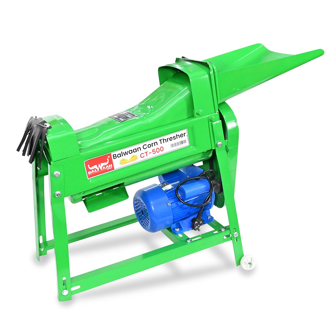 Balwaan Krishi Corn Thresher with1.3 HP High Power Motor | High Yield | Electric Corn Thresher for Agricultural Purposes | Use for Separate Corn Kernels from Cobs and Livestock Breeding| CT-500