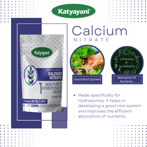 Katyayani Calcium Nitrate for Hydroponics