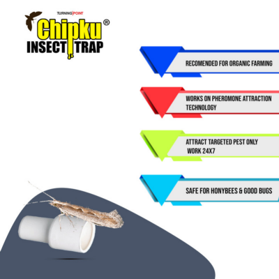 Chipku Pheromone Water Trap with DBM Lure (Combo Pack of 6)