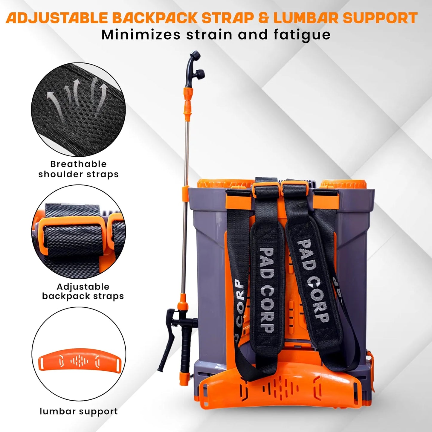 Double Bull Battery Operated Sprayer (12Vx14A,18 Litre Tank)