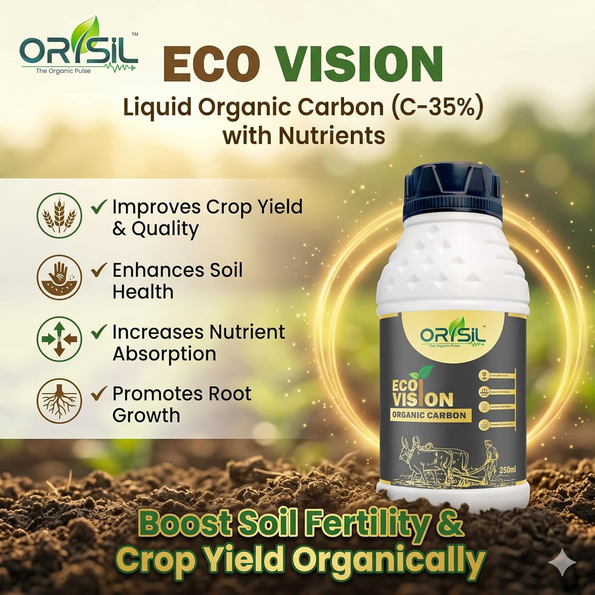 Annadata Orisil Eco Vision C 35% Organic Carbon Liquid