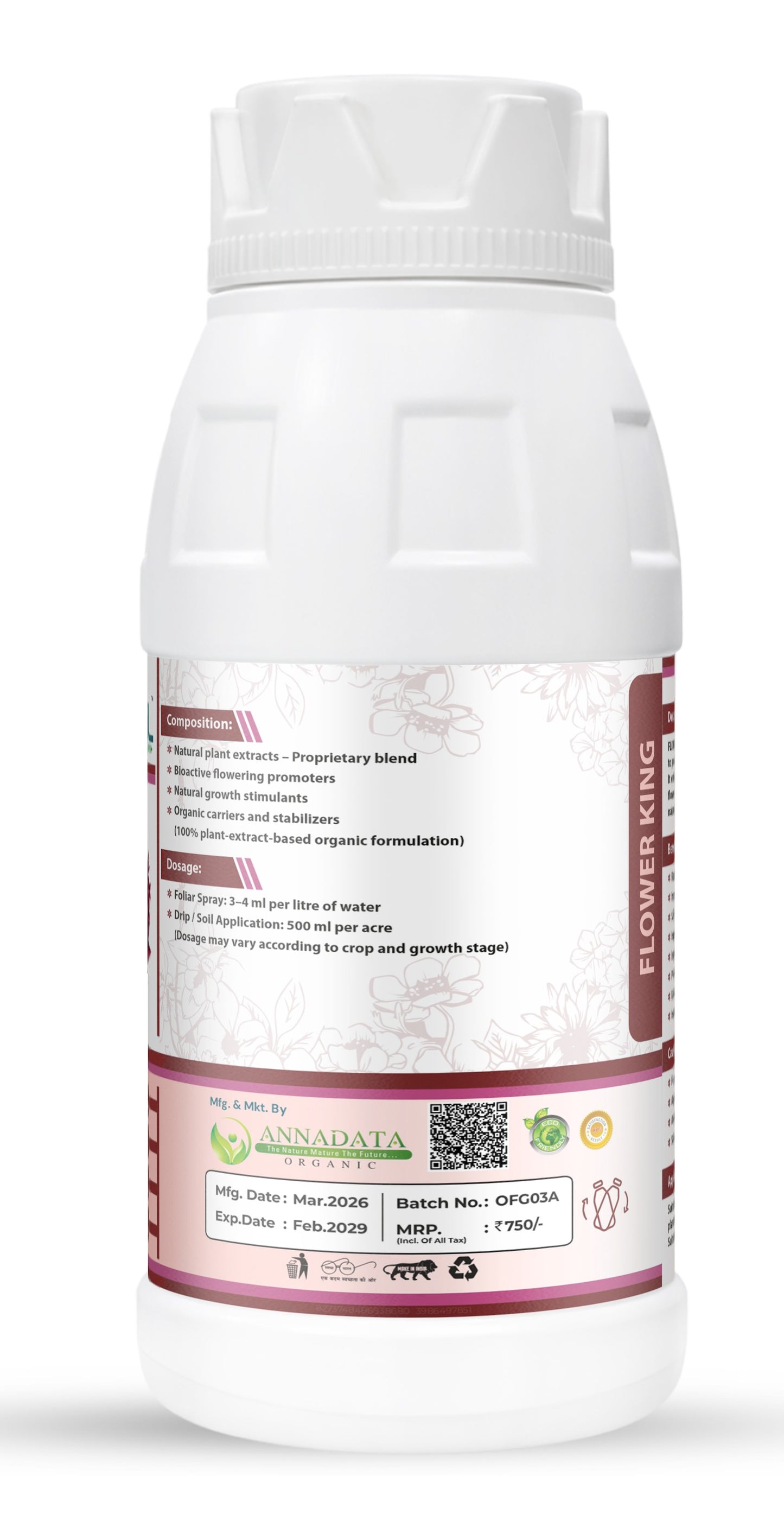 Annadata ORISIL Flower King Organic Flowering Stimulant