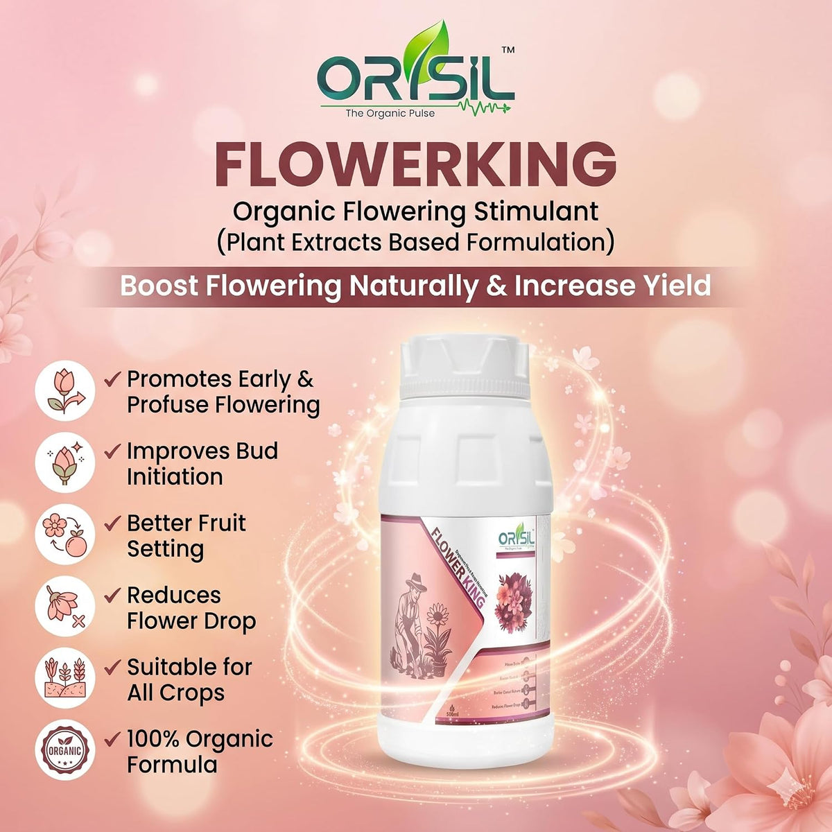 Annadata ORISIL Flower King Organic Flowering Stimulant