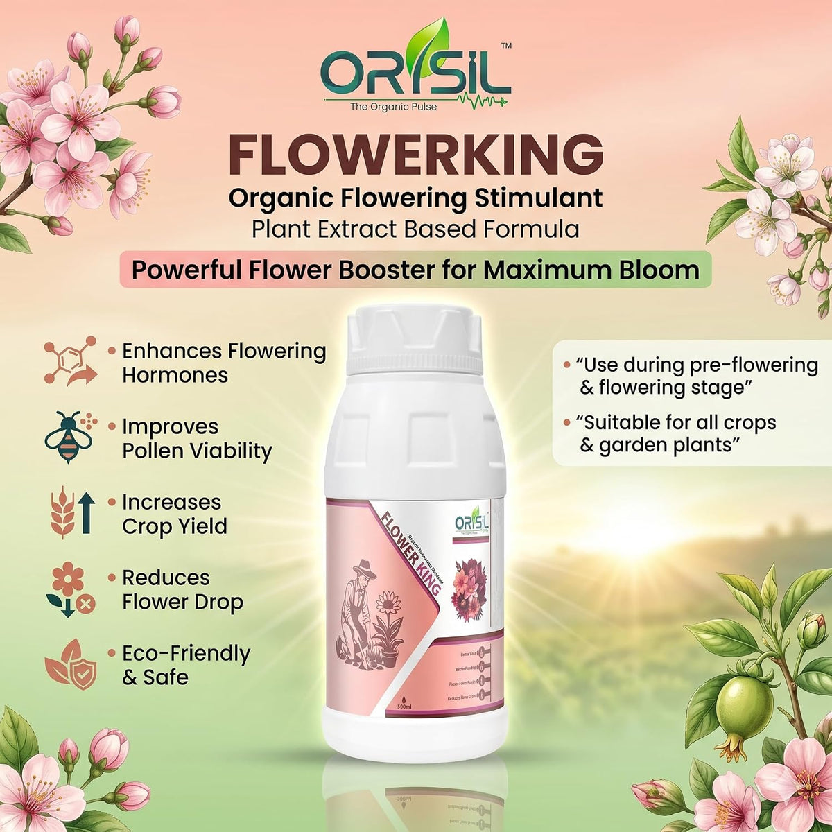 Annadata ORISIL Flower King Organic Flowering Stimulant