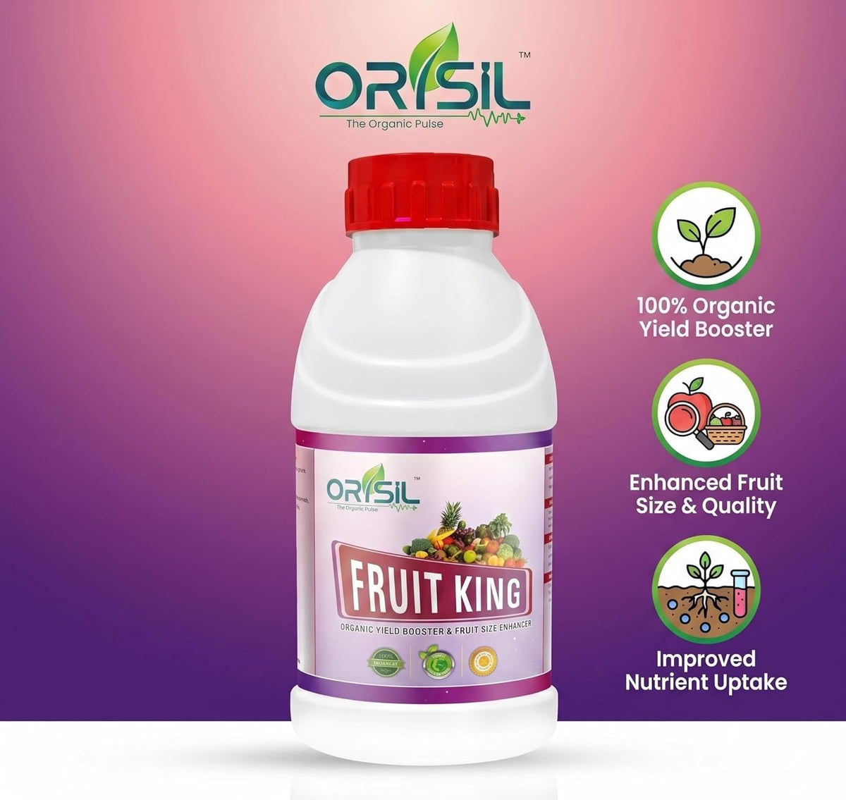 Annadata ORISIL Fruit King - Fruit Size Enhancer | Organic Potash Liquid