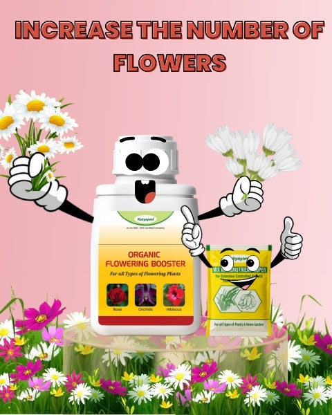 Katyayani Flowering Booster Fertilizer + Mix Micro 10 grams | Organic Fertilizers