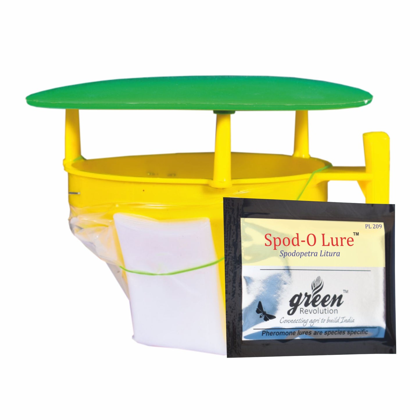 Green Revolution Combo Pack of Funnel Pheromone Trap + Spodo-o Pheromone Lure