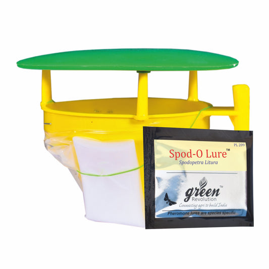 Green Revolution Combo Pack of Funnel Pheromone Trap + Spodo-o Pheromone Lure