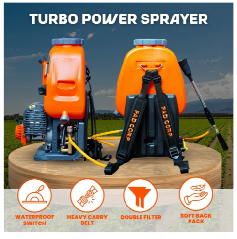 Pad Corp Ganu 4-Stroke 15 litre Petrol Knapsack Sprayer