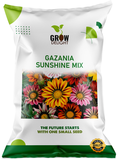 Grow Delight Imported Gazania Sunshine Mix - 600 seeds