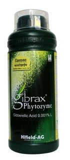 Gibrax Phytozyme (Gibberelic Acid 0.001%) for Increase in Size and Better Yield