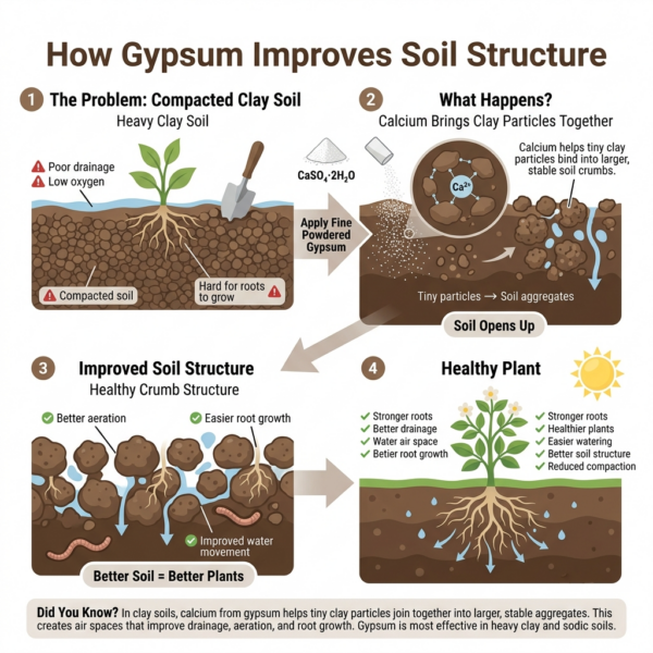 Ecotika Gypsum (Marine) - Soil Improvement & pH Management