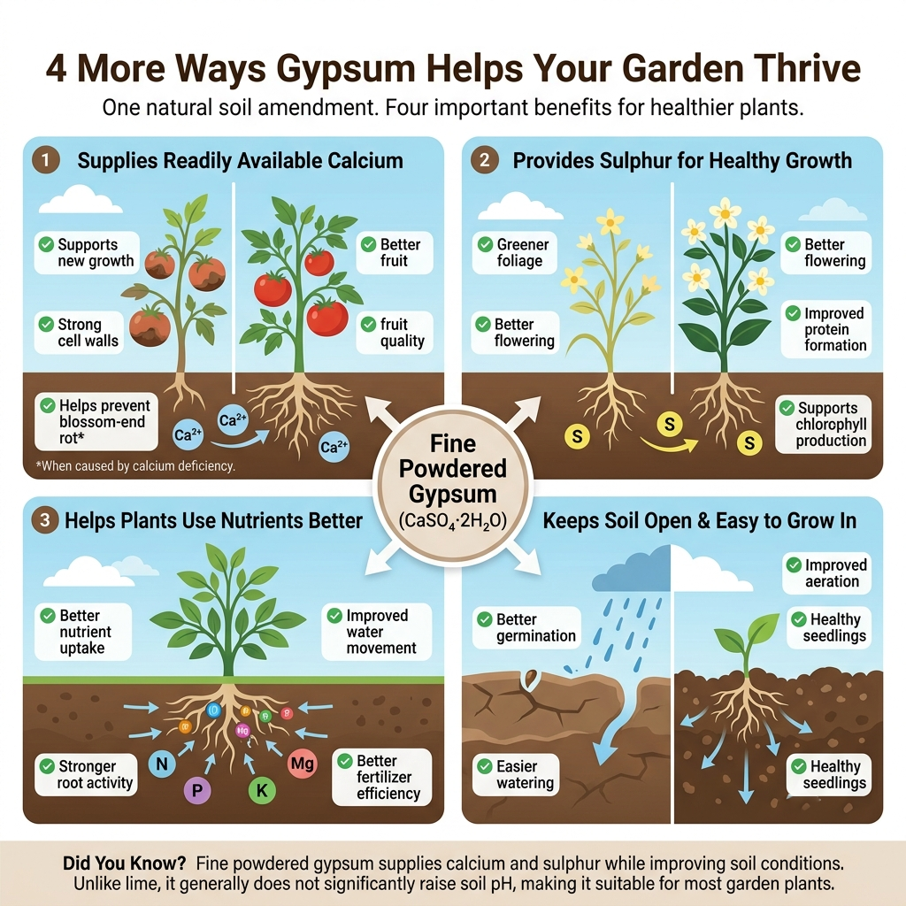 Ecotika Gypsum (Marine) - Soil Improvement & pH Management