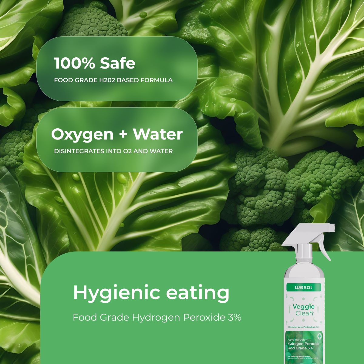 Wesol Vegetable & Fruit Wash Liquid