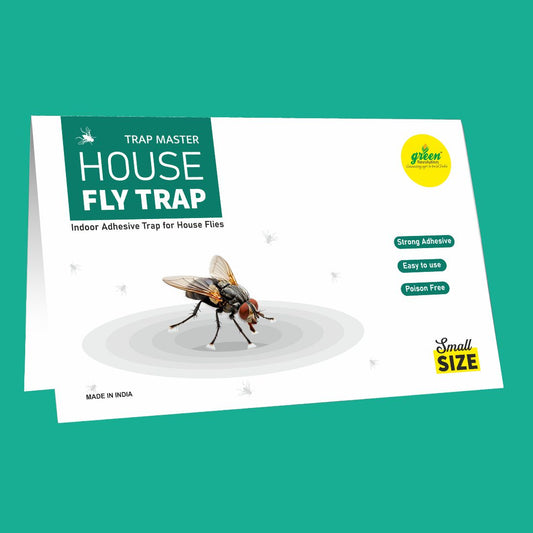 Green Revolution House Fly Trap, Glue Trap for Housefly, Poultry Flies, Sticky Paper