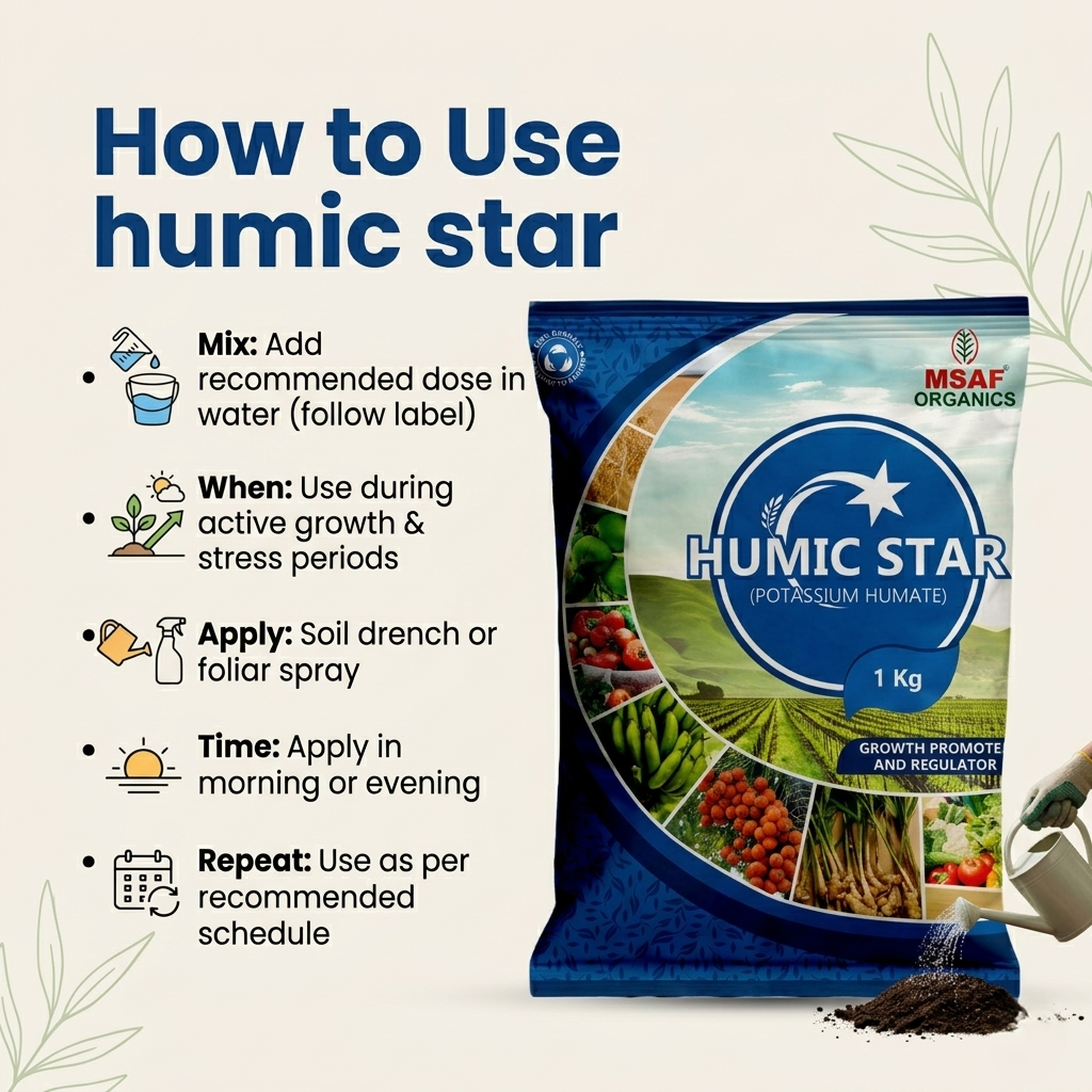 MSAF Humic Star (Potassium Humate)