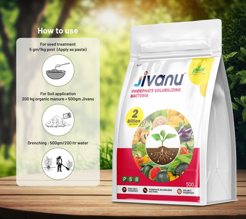 Green Revolution Jivanu Phosphate Solubilizing Bacteria (PSB)