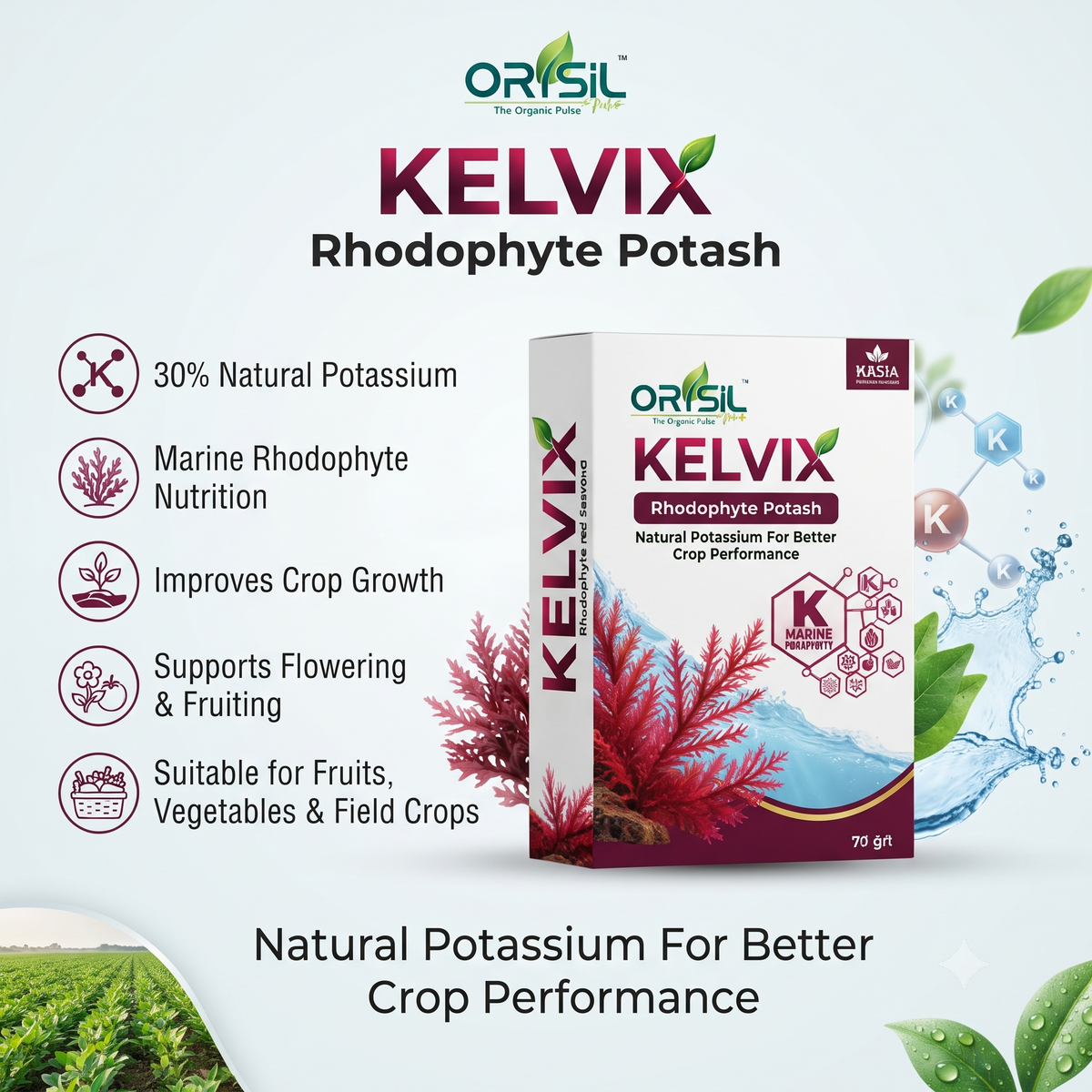 Annadata Orisil Kelvix Rhodophyte Potash K30%