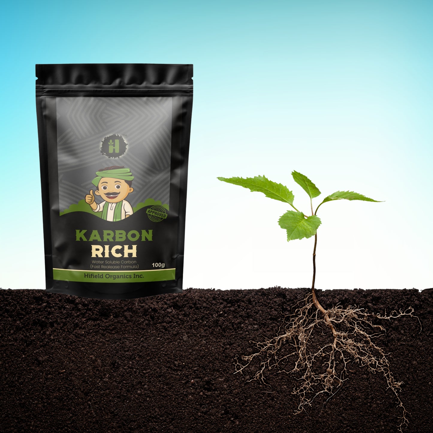 Karbon Rich - Foliar Potassium Humate 49%