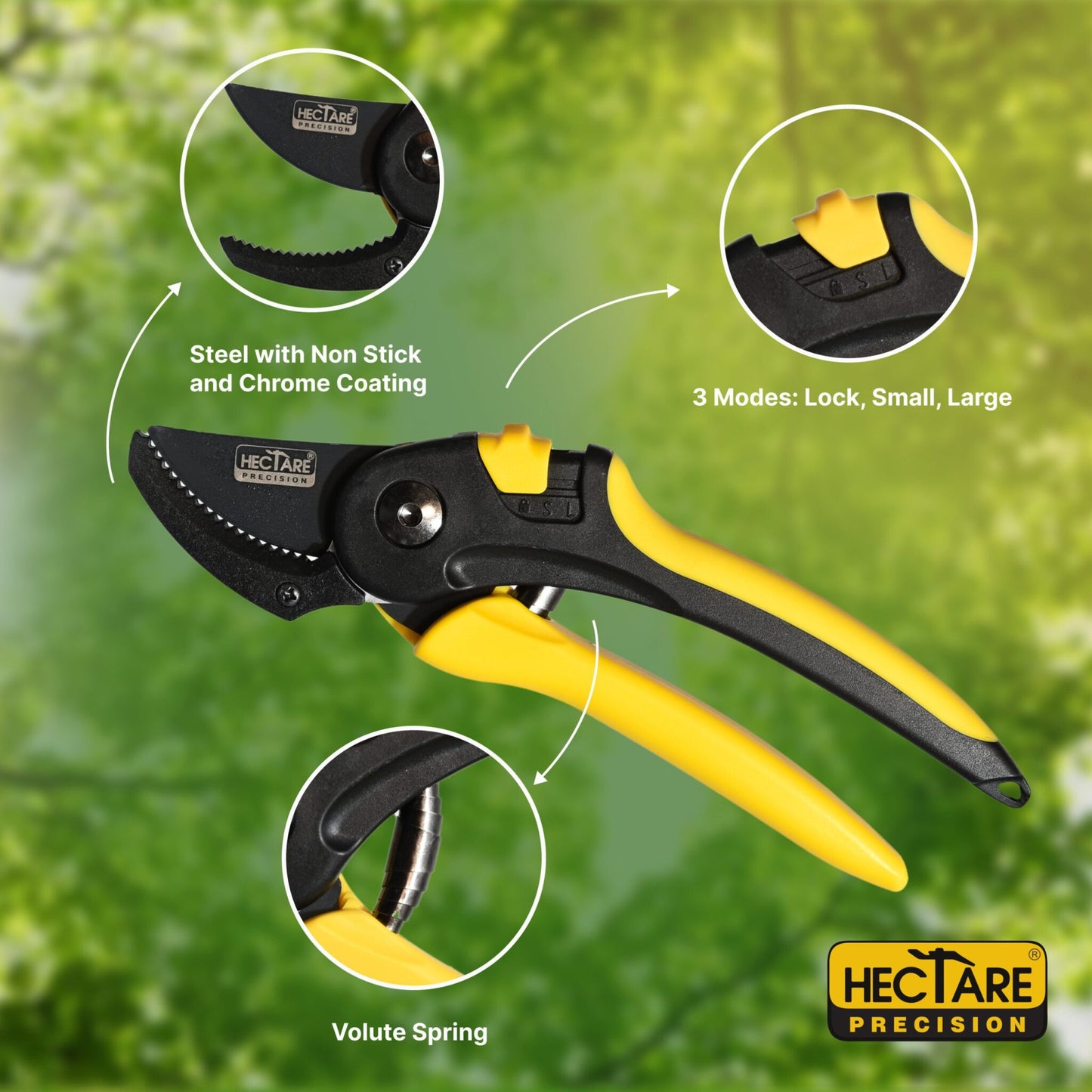 Hectare Large Anvil Secateur Branch Cutter (Taiwan Made)