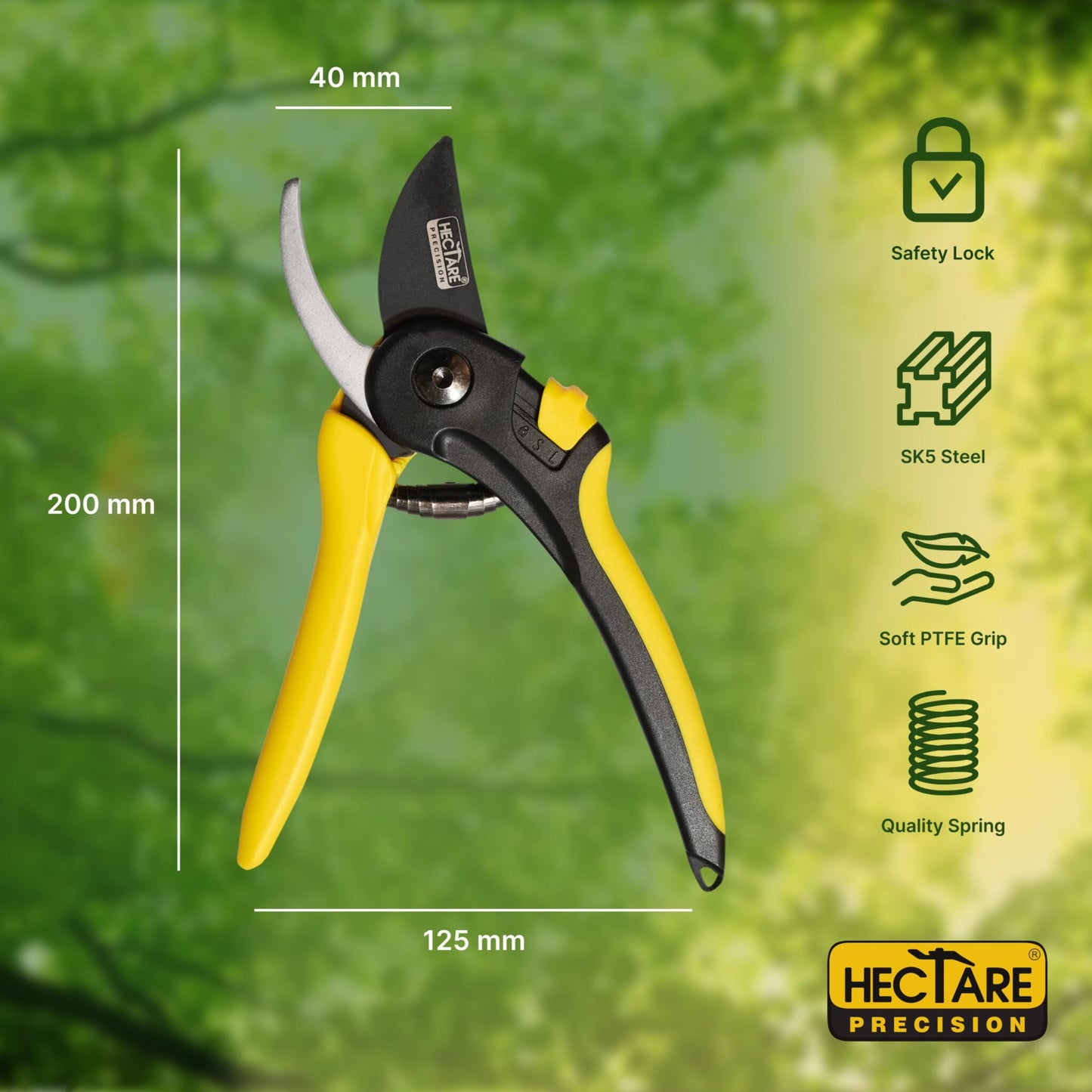 Hectare Large Bypass Secateur Branch Cutter (Taiwan Made)