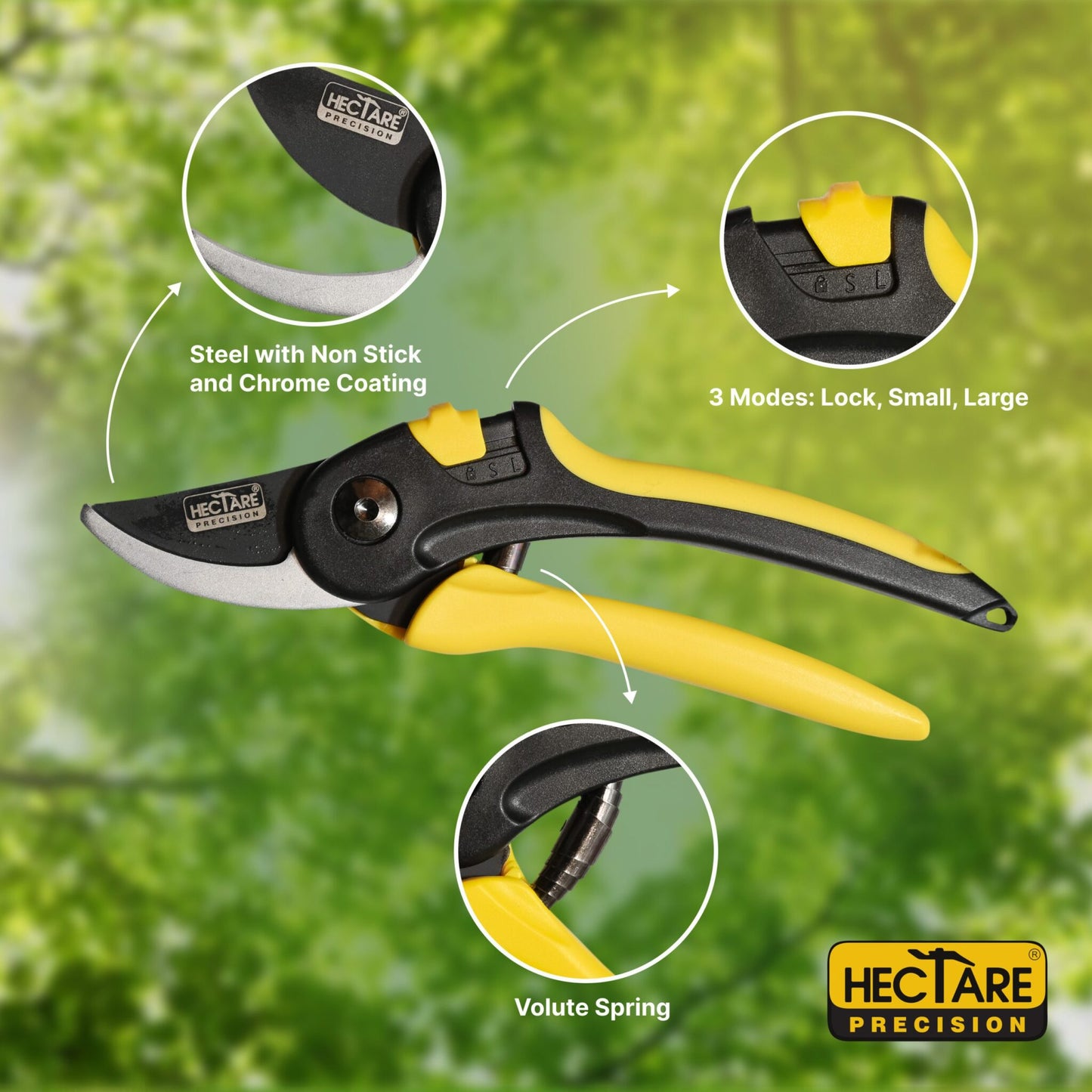 Hectare Large Bypass Secateur Branch Cutter (Taiwan Made)